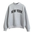thumbnail image 1 of Vedolay Women's Pullover Sweatshirt Zip Up Hoodie Light Weight Exercise Jacket Sweater Gray,XL, 1 of 4