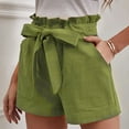 thumbnail image 1 of Vedolay Women's Shorts Short for Womens Casual Outdoor Cargo Shorts with Pockets,AG L, 1 of 5