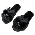 thumbnail image 1 of Vedolay Women's Slippers Comfortable Slippers Slip On Indoor Outdoor Flat Slipper Black,41, 1 of 5
