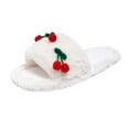 thumbnail image 1 of Vedolay Women's Slippers Cozy Warm House Shoes Comfort Slip On House Slippers for Women White,41, 1 of 5