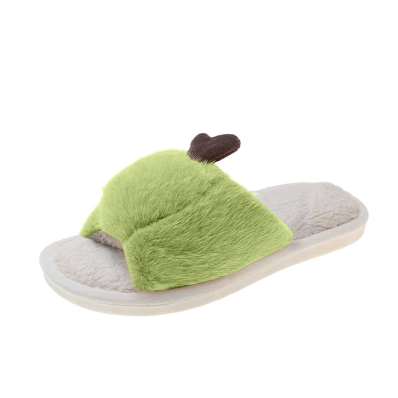 Vedolay Women's Slippers Winter House Shoes Indoor Outdoor Slippers for Women Men Green,41