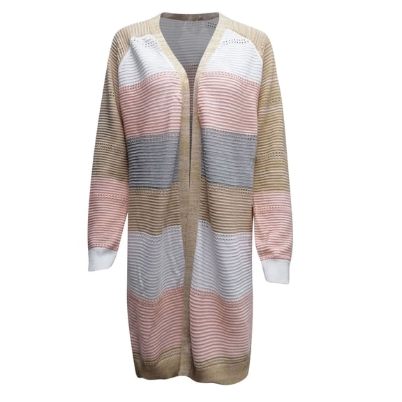 Vedolay Women's Suit Jackets Women's Cropped Rhinestone Fringe Casual Jacket Distressed Casual Jacket,Khaki S