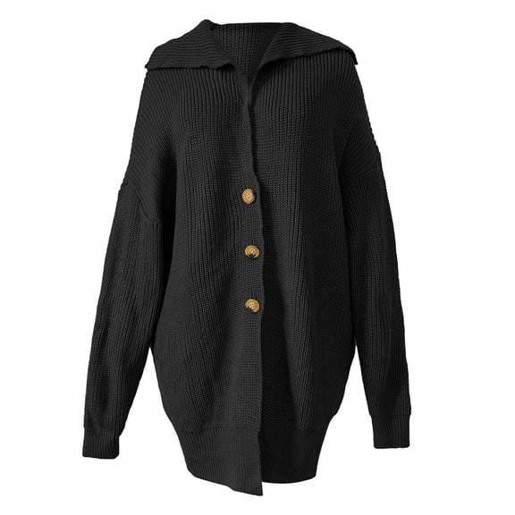 Vedolay Women's Suit Jackets Womens Casual Jacket Shawl Collar Long Sleeve Open Front Work Office Jackets,Black M