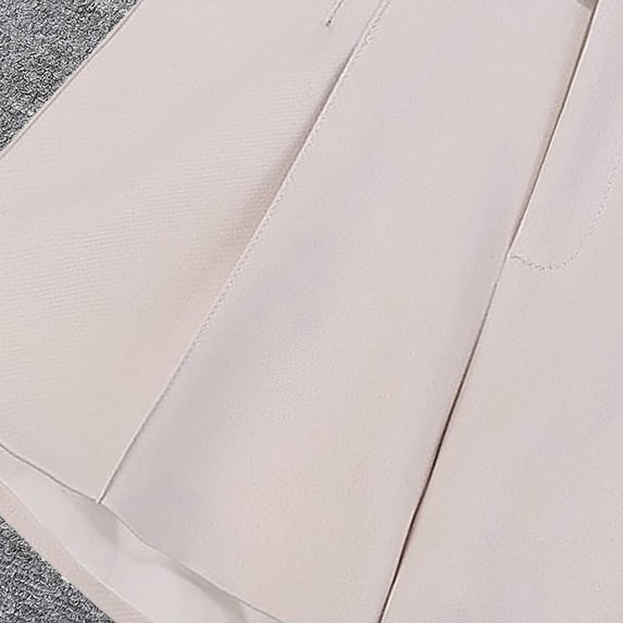 Vedolay Women's Summer Shorts Women Casual Cotton Shorts Drawstring Comfy Elastic Waist Shorts Summer Pull On Short with Pockets,Beige S