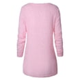 thumbnail image 1 of Vedolay Women's Sweaters Women's Sweaters 2023 Fall Winter Long Sleeve Casual Pullover Loose Tops,Pink L, 1 of 4