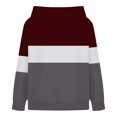 thumbnail image 1 of Vedolay Women's Sweatshirts Long Sleeve Crew Neck Pullover Casual 2023 Fall Clothes,Red L, 1 of 5