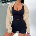 thumbnail image 1 of Vedolay Women's T Shirt Hoodies for Women Fall Fashion Sweatshirt Long Sleeve Pullover Casual Top,Beige M, 1 of 5