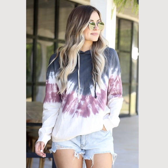 Vedolay Women's T Shirt Womens Oversized Sweatshirts Hoodies Long Sleeve Pullover Fall Clothes with Pocket,Gray S