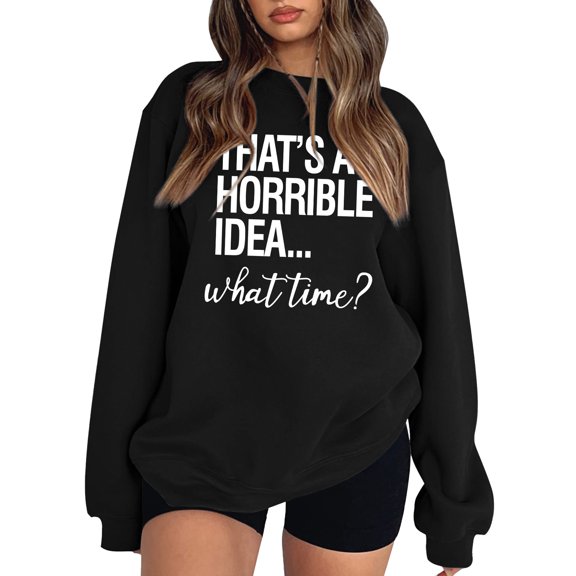 Vedolay Women's T Shirts Women Half Zip Cropped Sweatshirt Casual Rib Knit Pullover 2023 Fall Clothes,Black S