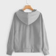 thumbnail image 1 of Vedolay Women's Tops Women's 2023 Oversized Half Zip Sweatshirt Crewneck Long Sleeve Pullover Hoodie Clothes,Gray L, 1 of 4