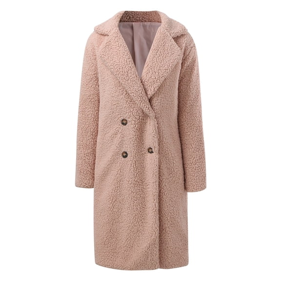 Vedolay Women's Tops Women's Business with Lined Double Suit Jacket with Pockets,Red XXL