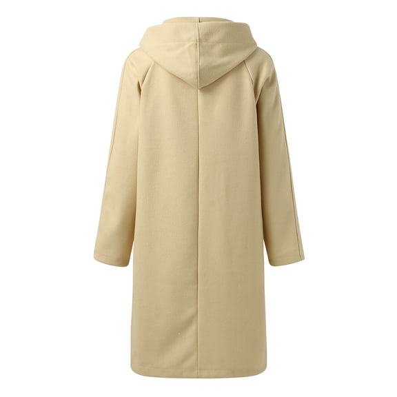 Vedolay Women's Tops Women's Lapel Neck Long Sleeve Clothes Button Front Fashion Jacket,Khaki S