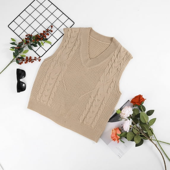 Vedolay Women's Tops Women's Sleeveless High Neck Racerback Rib-Knit Halter Tank Top,Khaki L