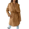 thumbnail image 1 of Vedolay Women's Winter Coats Fall Coat Casual Winter Fall Coat Khaki,XL, 1 of 5
