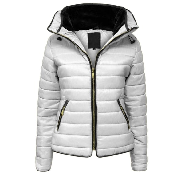 Vedolay Women's Winter Coats Loose Fall Coat for Women 2023 Jacket White,XL