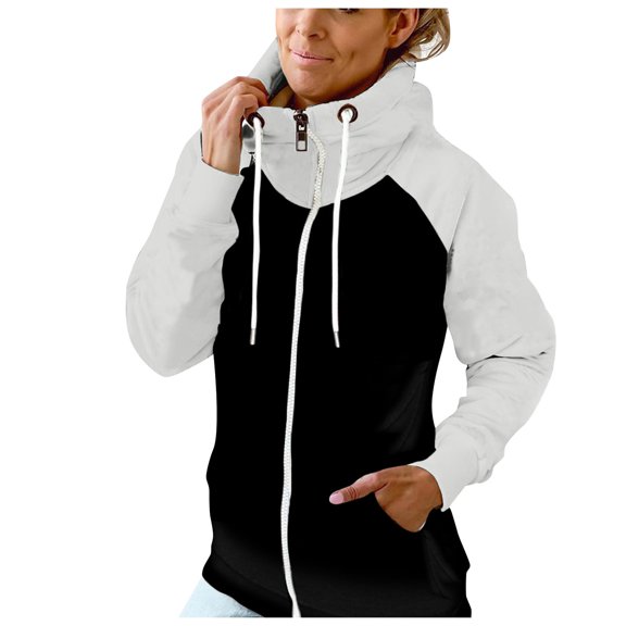 Vedolay Women's Winter Warm Coats 2023 Mid-Length Long Sleeve Winter Warm Casual Jackets Outwear White,3XL