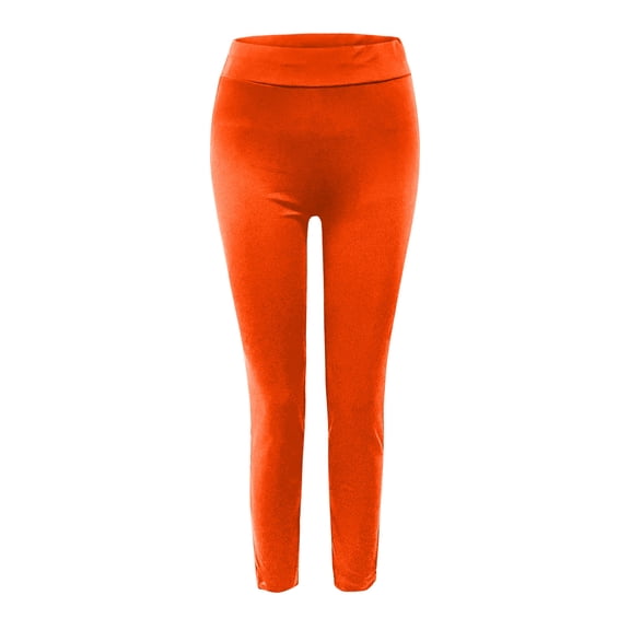 Vedolay Women's&nbsp;Pants Women Plus Size High Waist Yoga Pants Casual Workout Wide Leg Sweatpants,Orange M