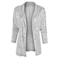 thumbnail image 1 of Vedolay Womens 2023 Coat Suit Jackets for Women Plus Size Elegant Split Long Sleeve Open Front Office Blazer Jacket,Silver S, 1 of 3