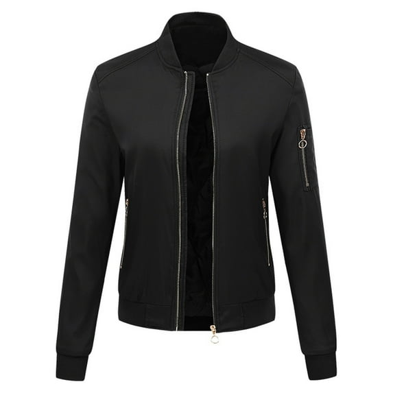 Vedolay Womens Blazer Jackets Open Front Long Sleeve Button Down Cardigan with Pocket Black,XL