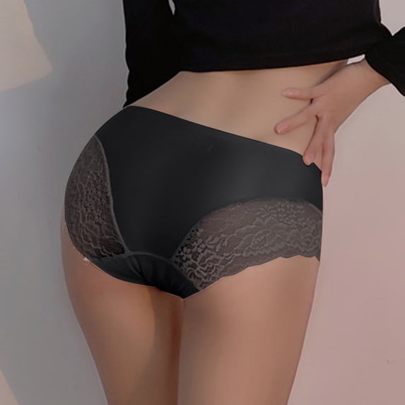 Vedolay Womens Briefs Seamless Underwear for Women No Show Panties Feel Air Invisibles Bikini Panties,Purple One Size