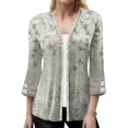 thumbnail image 1 of Vedolay Womens Cardigans Lightweight Winter Long Sleeve Lapel Solid Color Outwear AG,XL, 1 of 4