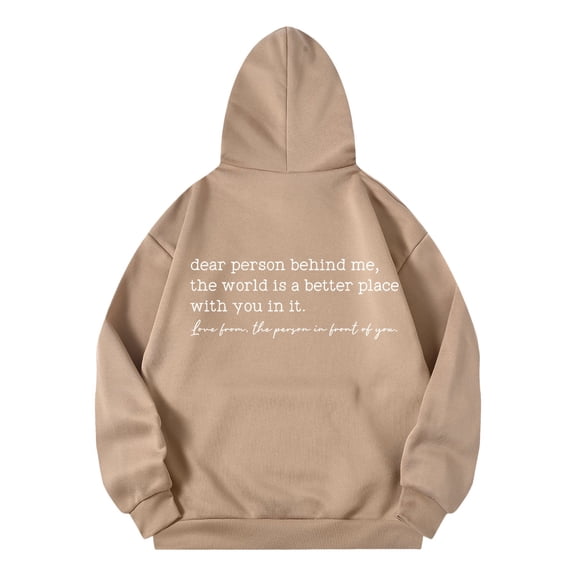 Vedolay Womens Crewneck Sweatshirt Women's 2023 Oversized Sweatshirt Crew Neck Long Sleeve Casual Pullover Fall Clothes,Khaki S