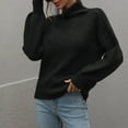 thumbnail image 1 of Vedolay Womens Cute Sweater Women's Casual Crewneck Lightweight Pullover Loose Fit Sweater,Black S, 1 of 5