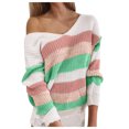 thumbnail image 1 of Vedolay Womens Cute Sweater Womens Cropped Turtleneck Sweater Long Sleeve Pullover Cute Tops,Pink XL, 1 of 5