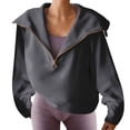 thumbnail image 1 of Vedolay Womens Fall Clothing 2023 Plus Size Sweatshirt Gray,S, 1 of 4