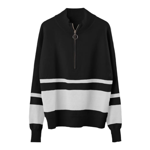 Vedolay Womens Fall Sweaters Womens Sweaters Causal Long Sleeve V Neck Lightweight Pullover Top,Black M