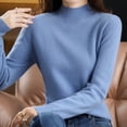thumbnail image 1 of Vedolay Womens Fall Tops Women's 2023 Casual Pullover Sweaters V Neck Long Sleeve Knit Tops,Light Blue XXL, 1 of 3