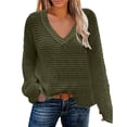 thumbnail image 1 of Vedolay Womens Fall Tops Womens Sweaters 2023 Fashion Fall Winter Casual Loose Soft Pullover Tops,Green XL, 1 of 3