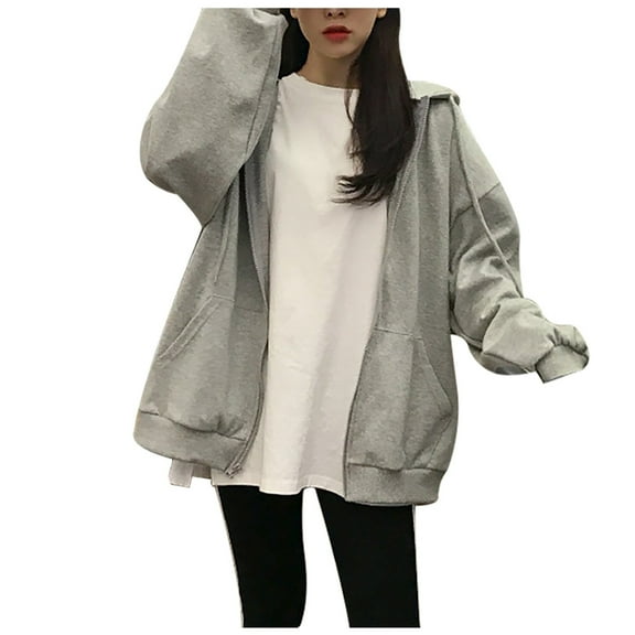 Vedolay Womens Fashion Knit Cardigan Sweaters Oversized Fall Dressy Casual Jackets Gray,XL