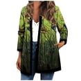 thumbnail image 1 of Vedolay Womens Fashion Open Front Knit Coat Shrugs for Women Green,M, 1 of 4