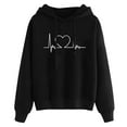 thumbnail image 1 of Vedolay Womens Half Zip Sweatshirts Cropped Hoodies Pullover Sweaters Fall Winter,Black M, 1 of 4