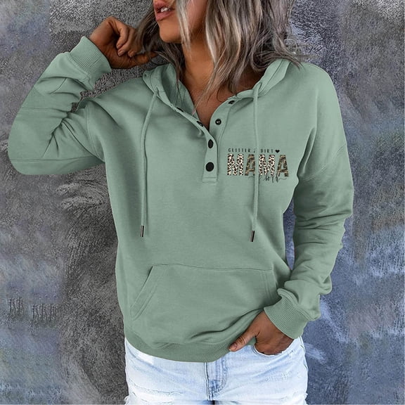 Vedolay Womens Hoodies Pullover Hoodies for Women 2023 Zip Up Hoodies Oversized Sweatshirt Cute Fall Casual Clothing with Pockets,Mint Green XL