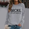 thumbnail image 1 of Vedolay Womens Hoodies Pullover Women 2023 Half Zip Cropped Sweatshirt Casual Rib Knit Pullover 2023 Fall Clothes,Gray 3XL, 1 of 5