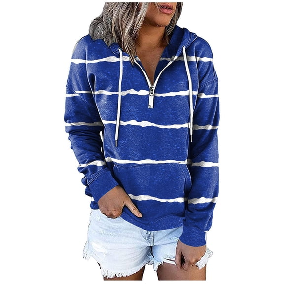 Vedolay Womens Hoodies Pullover Women's 2023 Oversized Hoodies Casual Pullover Sweatshirts Fall Fashion 2023 Clothes,Blue XXL