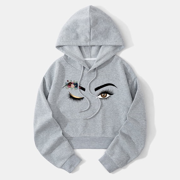 Vedolay Womens Hoodies Zip Up Hoodies for Women 2023 Fall Fashion Sweatshirt Long Sleeve Pullover Casual Top,Gray M