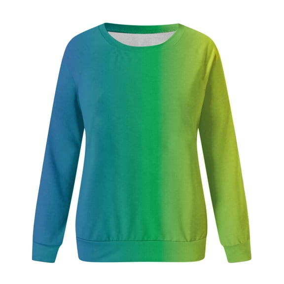 Vedolay Womens Hoodies Zip Up Women's Oversized Sweatshirts Turtleneck Pullover Long Sleeve Hoodies Tops,Green S