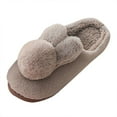 thumbnail image 1 of Vedolay Womens House Slippers House Slippers for Women Warm Cute Slippers for Indoor Coffee,36, 1 of 3