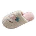 thumbnail image 1 of Vedolay Womens House Slippers Winter House Shoes Indoor Outdoor Slippers for Women Men Pink,41, 1 of 3