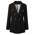 thumbnail image 1 of Vedolay Womens Jackets Suit Jackets for Women Fashion Blazer Open Front Long Sleeve Office Bussiness Casual Jackets,Black M, 1 of 5