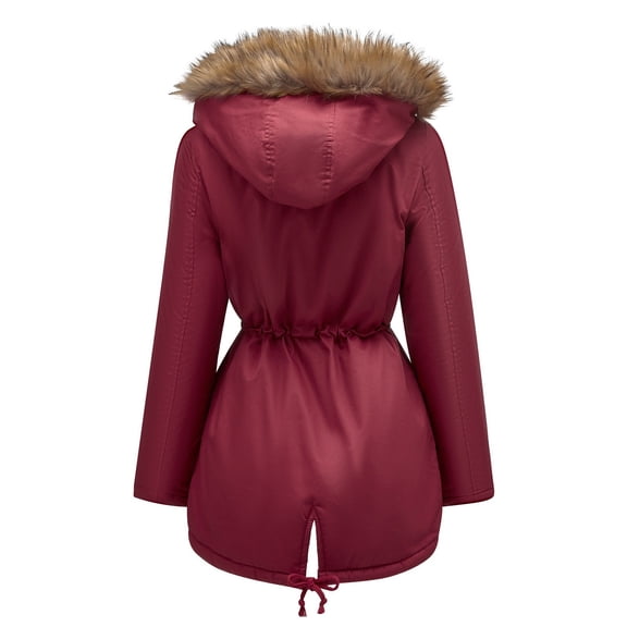 Vedolay Womens Jackets Women's Casual Jacket Solid Double Fashion Open Front Suit Jacket,Red S