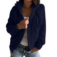 thumbnail image 1 of Vedolay Womens Jackets Womens Casual Long Sleeve Open Front Work Office Fashion Casual Jackets,Navy One Size, 1 of 4
