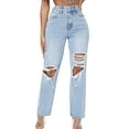thumbnail image 1 of Vedolay Womens Jeans Stretch Casual Denim Skinny Pants Lady High Waist Trousers A,L, 1 of 3