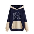 thumbnail image 1 of Vedolay Womens Long Sleeve Shirt Women's 2023 Puff Long Sleeve Sweatshirts Crewneck Loose Tunic 2023 Pullover Tops,Dark Blue XXL, 1 of 3