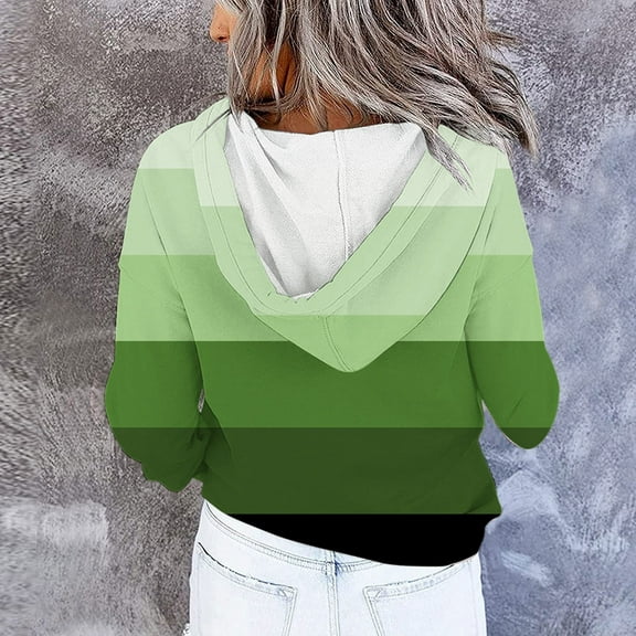 Vedolay Womens Long Sleeve Shirt Womens Oversized Hoodies Casual Pullover Sweatshirts Fall Fashion 2023 Clothes,Green S