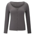 thumbnail image 1 of Vedolay Womens Long Sleeve T Shirts New Casual Sweatshirt for Women A,S, 1 of 4