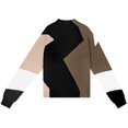 thumbnail image 1 of Vedolay Womens Long Sleeve Tops Women's 2023 Long Sleeve Neck Oversized Pullover Sweater Knit Tops,B S, 1 of 4